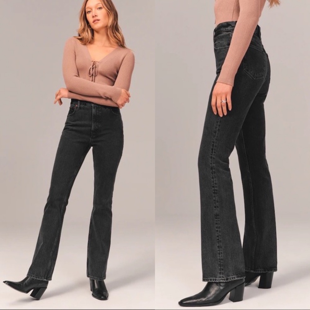 |A&F| The 70's Vintage Flare Ultra High Rise Jean, 27